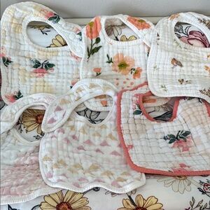 Floral Baby Bib Set